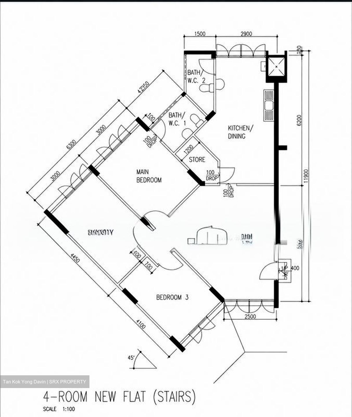 Blk 211 Serangoon Avenue 4 (Serangoon), HDB 4 Rooms #599560731
